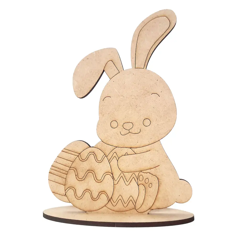 SET CONEJO DE PASCUA PARA PINTAR MDF