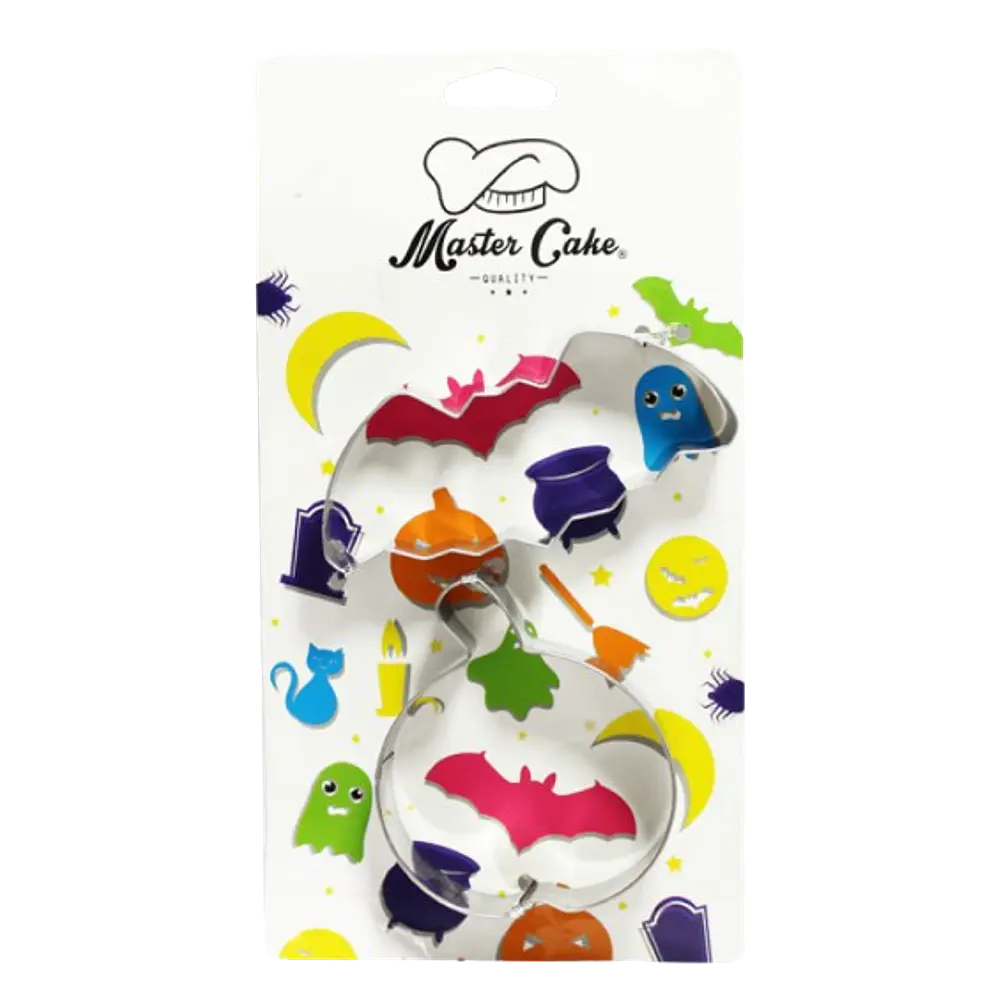 SET CORTADORES GALLETAS HALLOWEEN