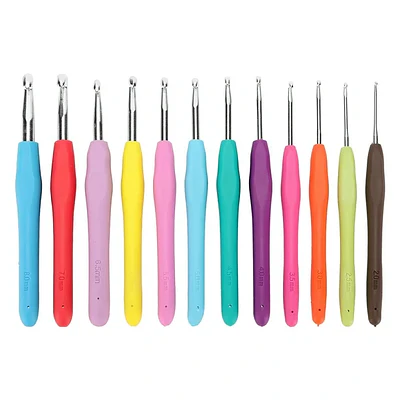 SET CROCHET DE SILICONA 13 PIEZAS