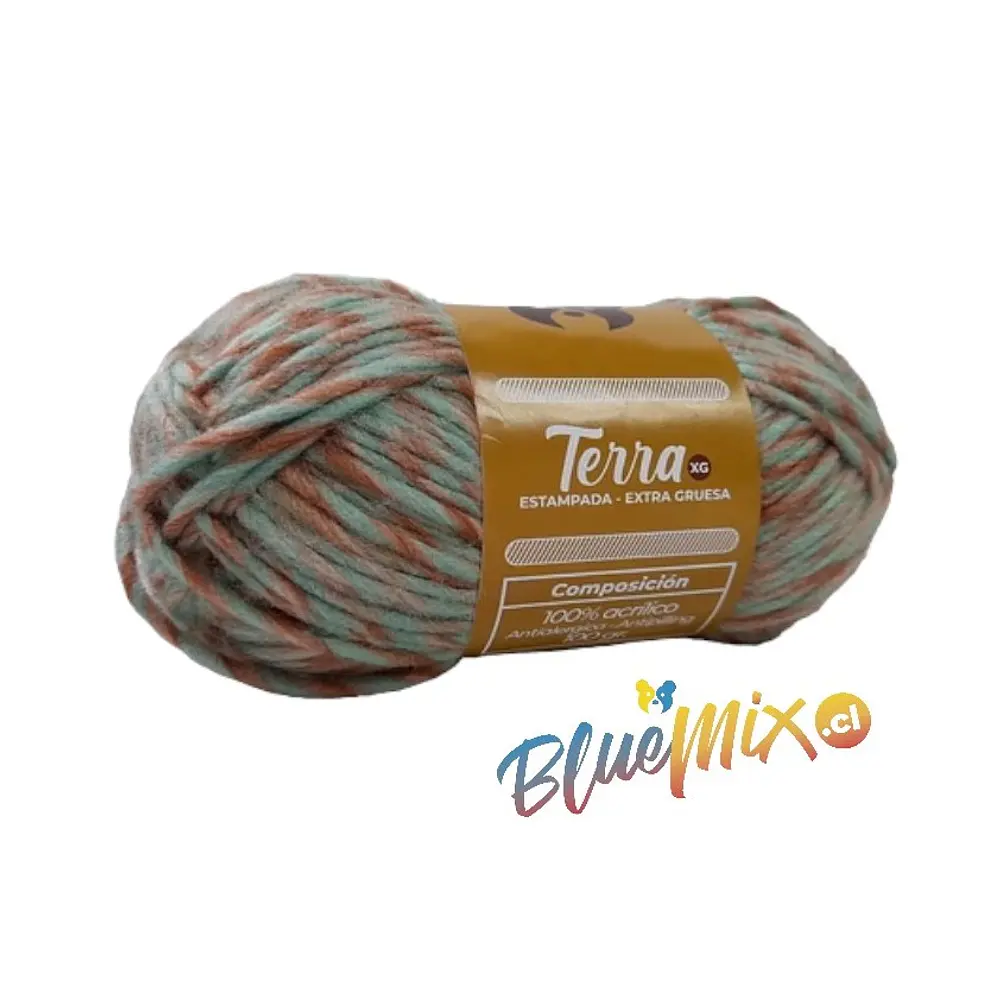 LANA TERRA ESTAMPADA 100 GRAMOS
