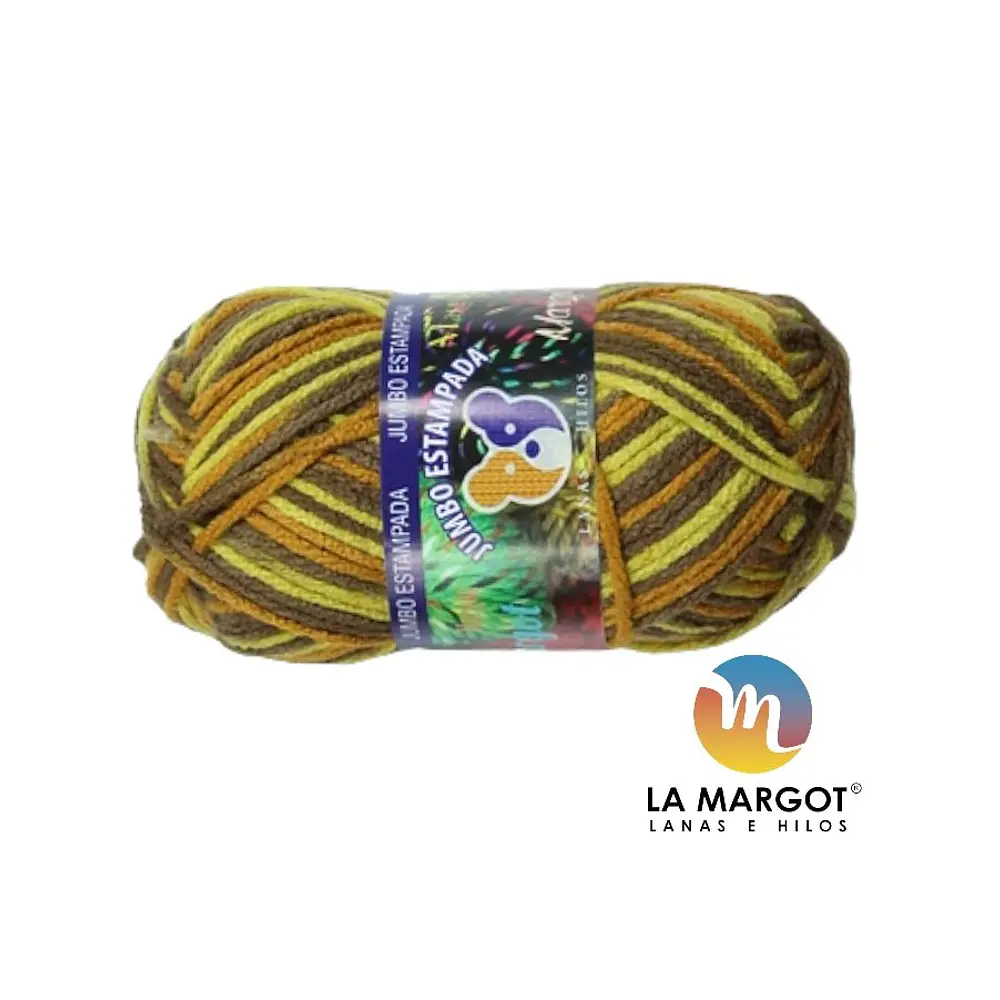 LANA JUMBO ESTAMPADA 100 GRAMOS - COLORES