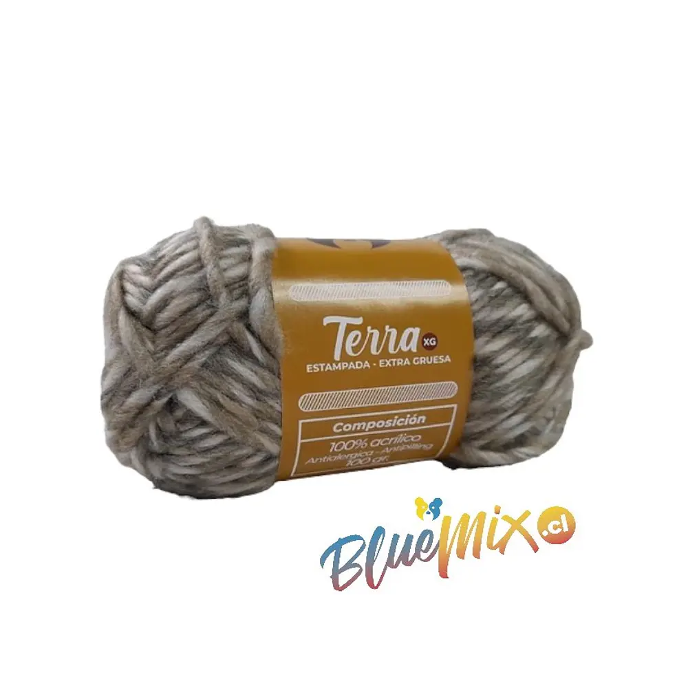 LANA TERRA ESTAMPADA 100 GRAMOS