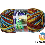 LANA JUMBO ESTAMPADA 100 GRAMOS - COLORES