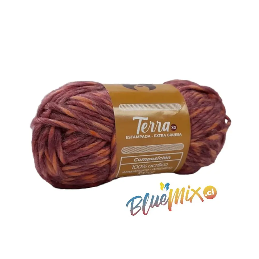 LANA TERRA ESTAMPADA 100 GRAMOS
