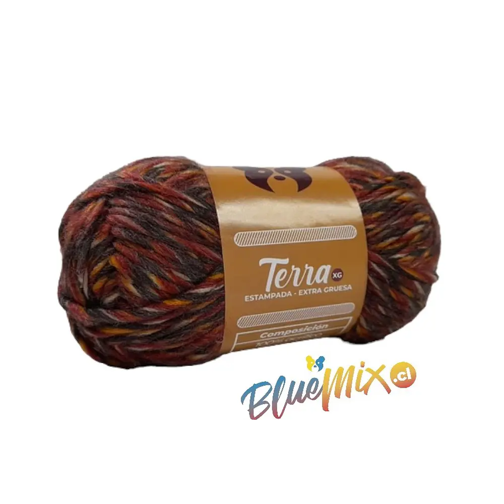 LANA TERRA ESTAMPADA 100 GRAMOS