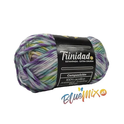 LANA TRINIDAD EXTRA GRUESA ESTAMPADA 100 GRAMOS