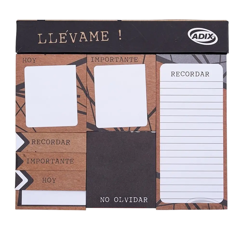 SET DE NOTAS ADHESIVAS KRAFT 
