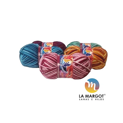 LANA SUPER MARGOT ESTAMPADA 100 GRAMOS - COLORES