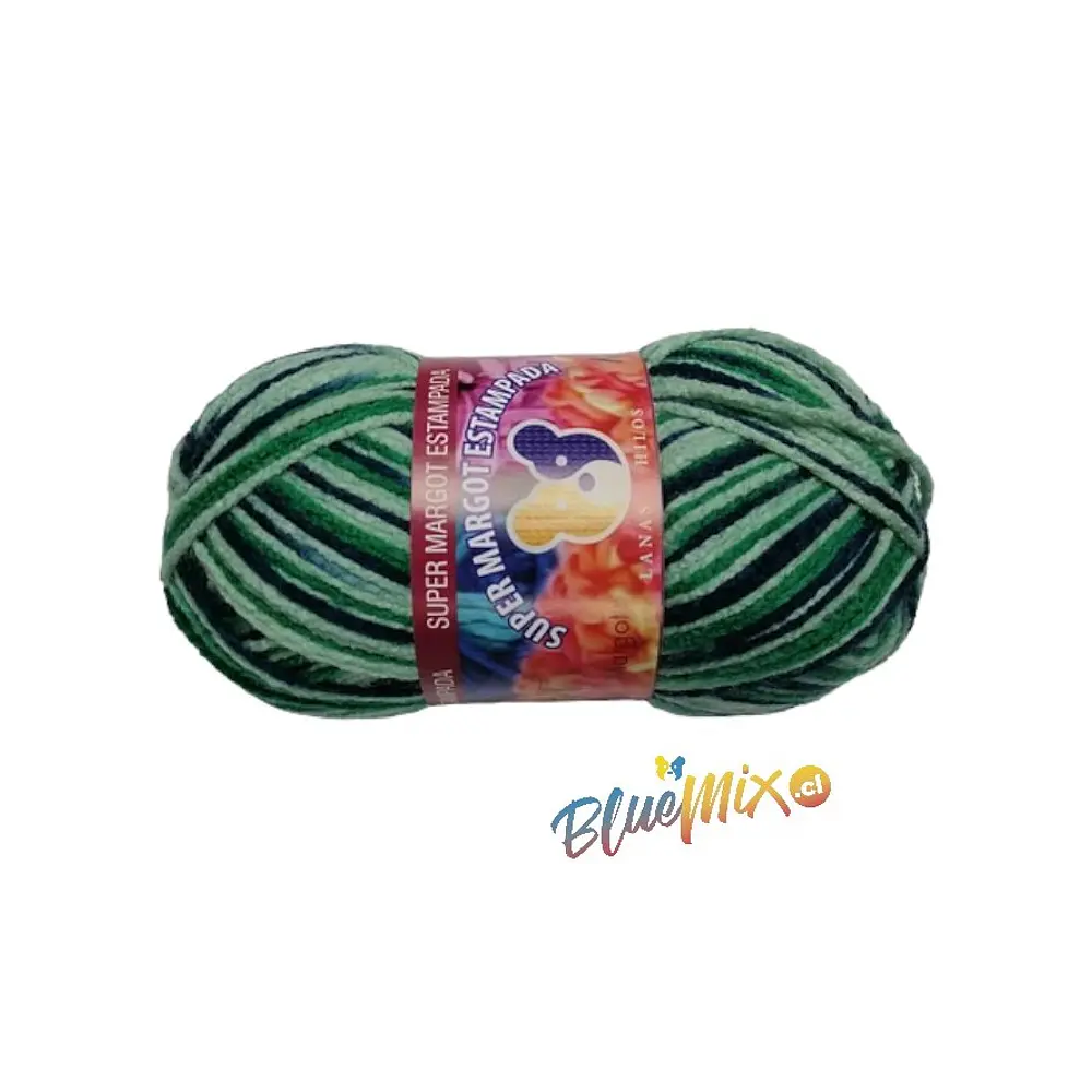 LANA SUPER MARGOT ESTAMPADA 100 GRAMOS - COLORES