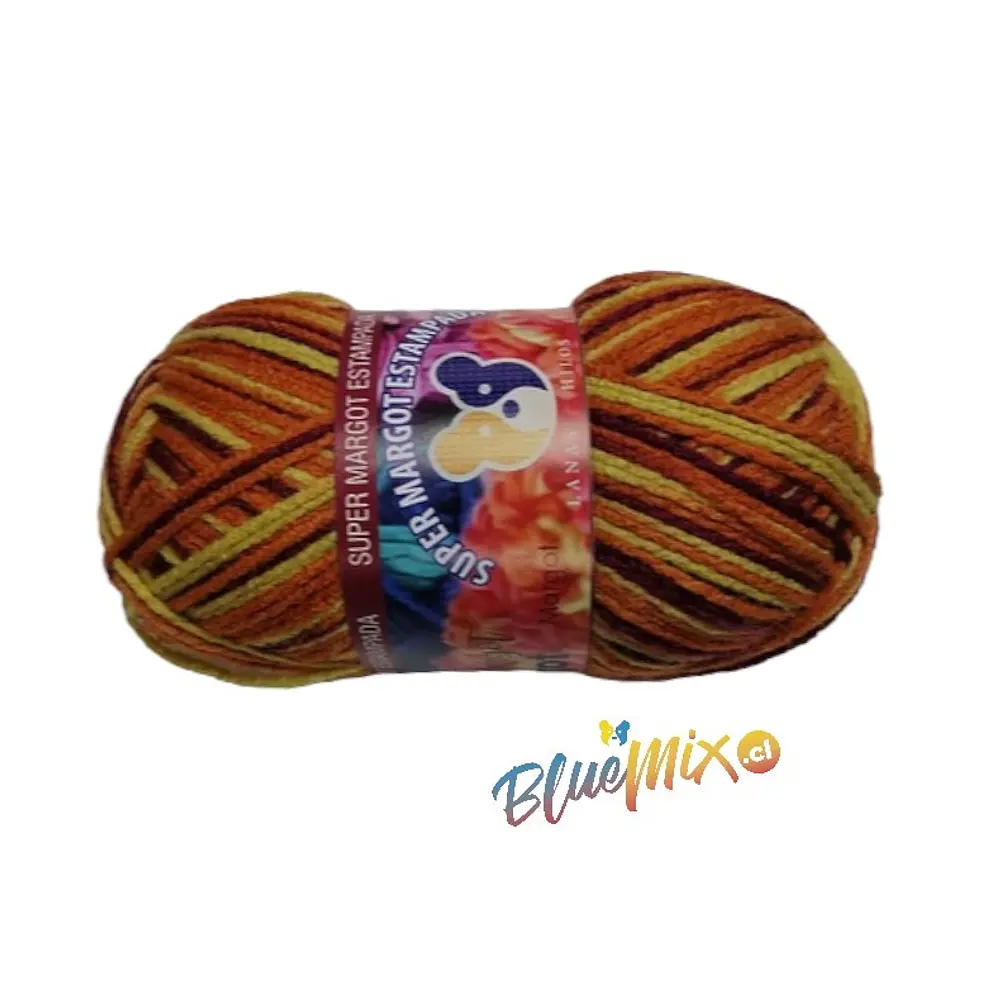 LANA SUPER MARGOT ESTAMPADA 100 GRAMOS - COLORES