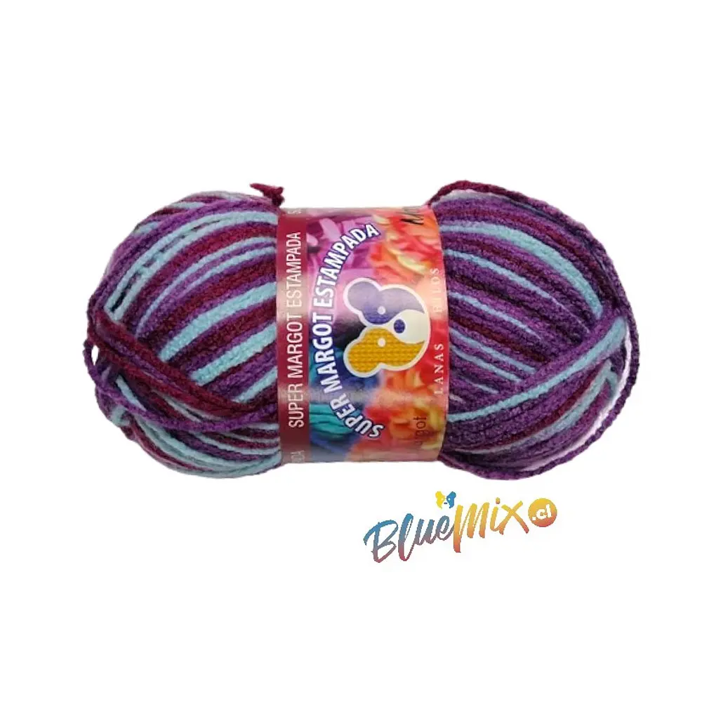 LANA SUPER MARGOT ESTAMPADA 100 GRAMOS - COLORES