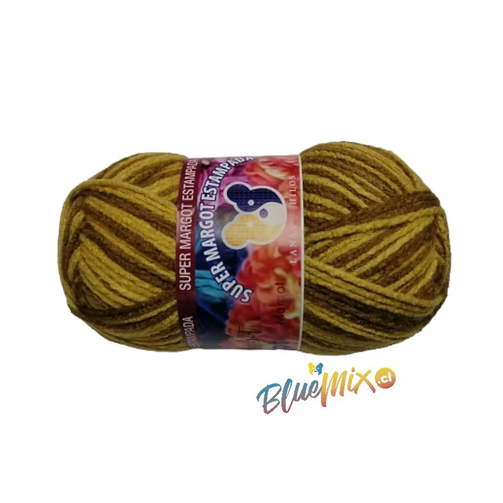 LANA SUPER MARGOT ESTAMPADA 100 GRAMOS - COLORES