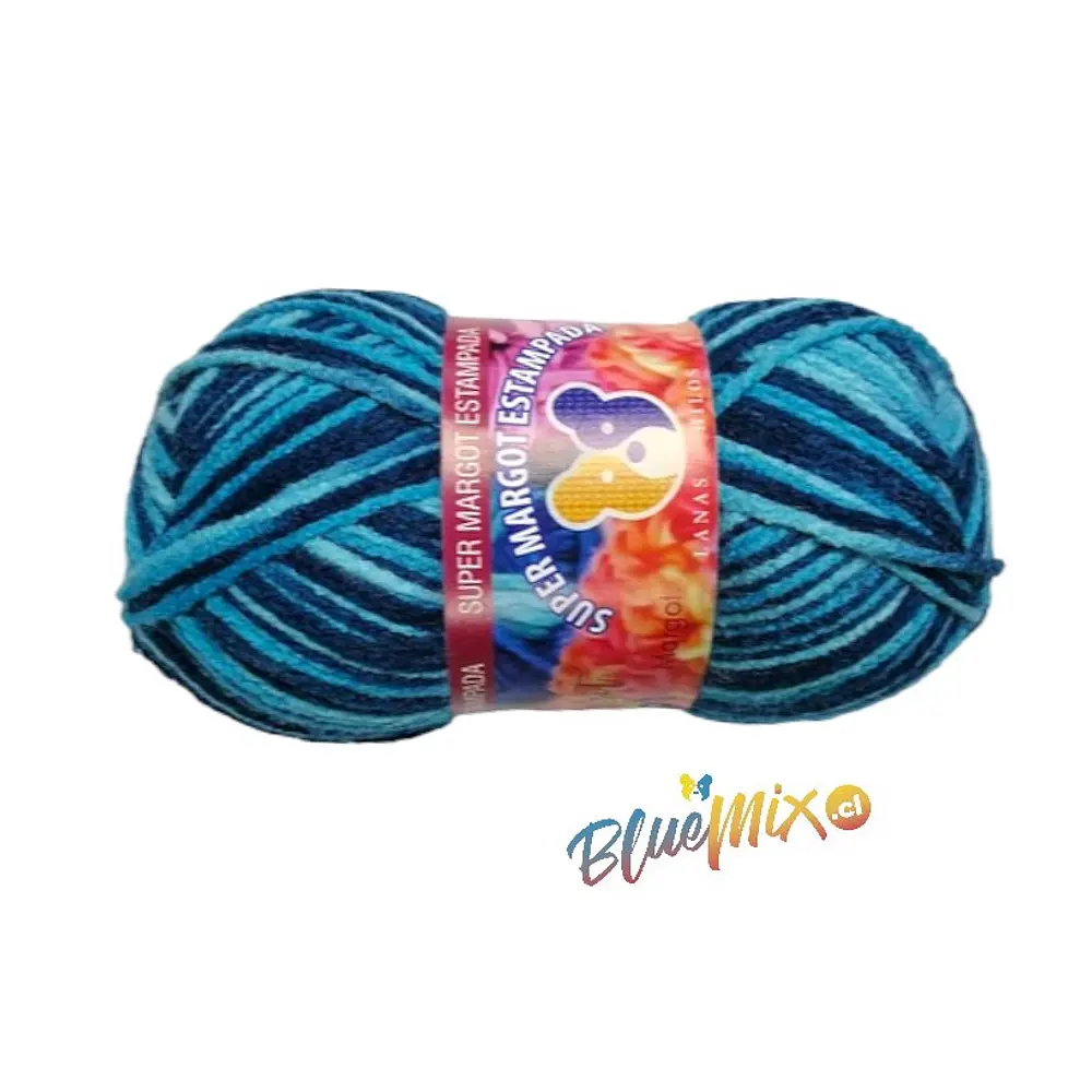 LANA SUPER MARGOT ESTAMPADA 100 GRAMOS - COLORES