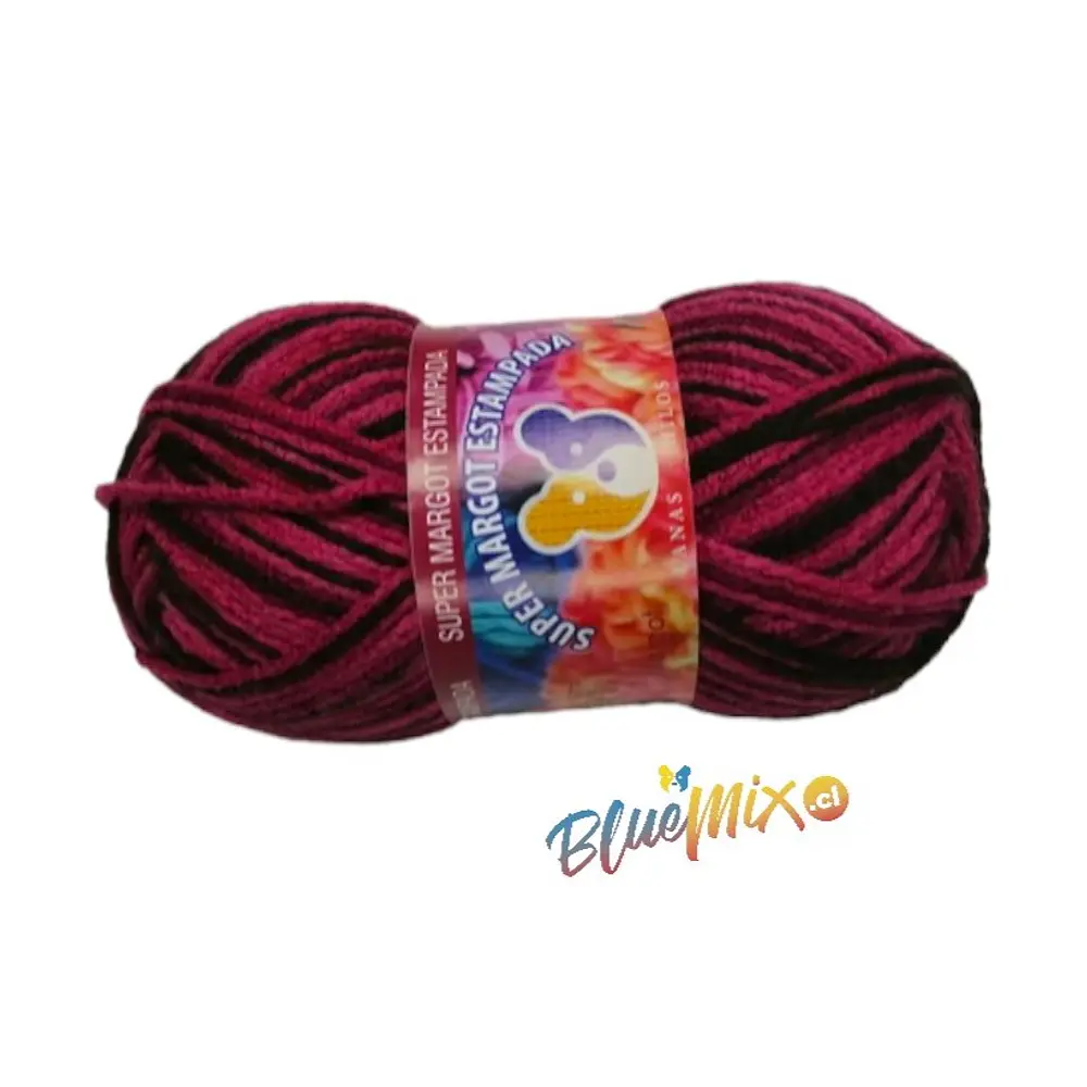 LANA SUPER MARGOT ESTAMPADA 100 GRAMOS - COLORES