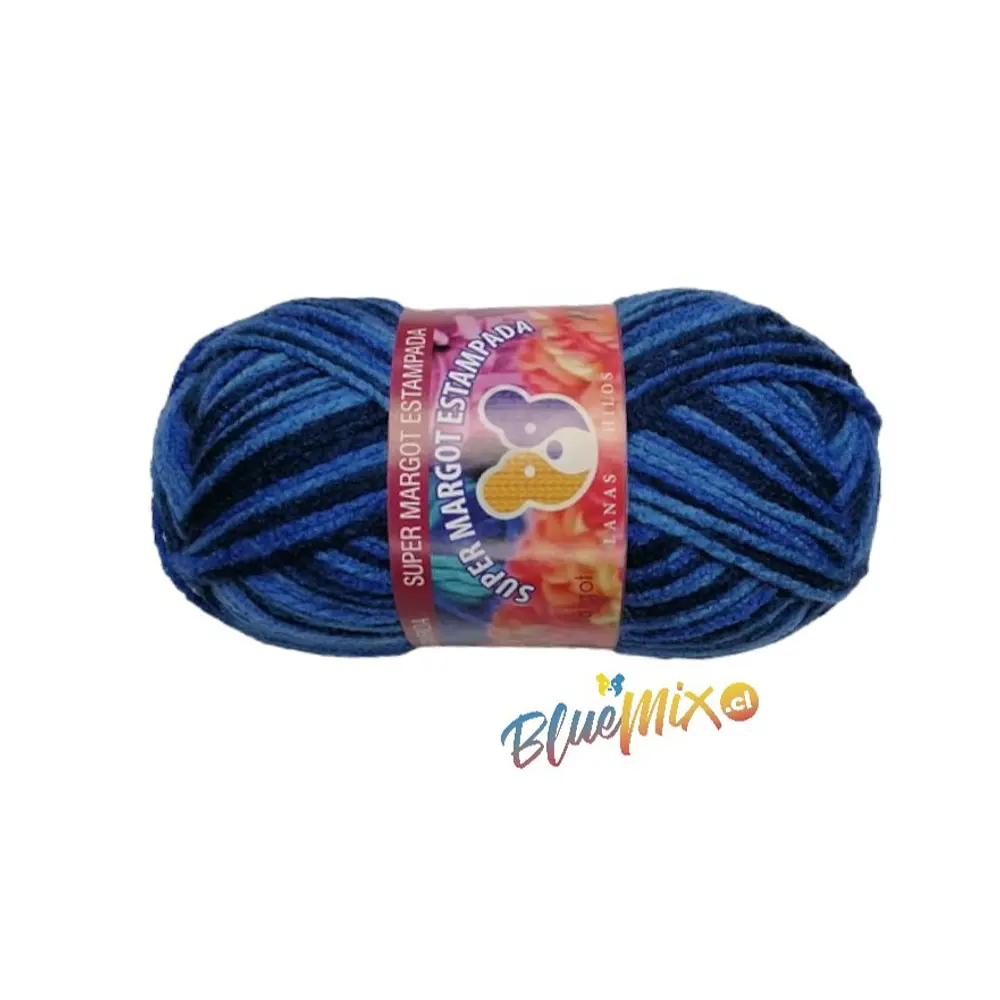 LANA SUPER MARGOT ESTAMPADA 100 GRAMOS - COLORES