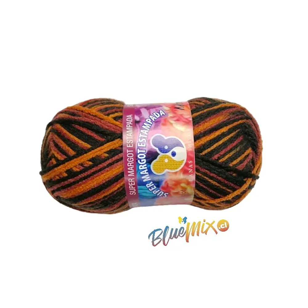 LANA SUPER MARGOT ESTAMPADA 100 GRAMOS - COLORES