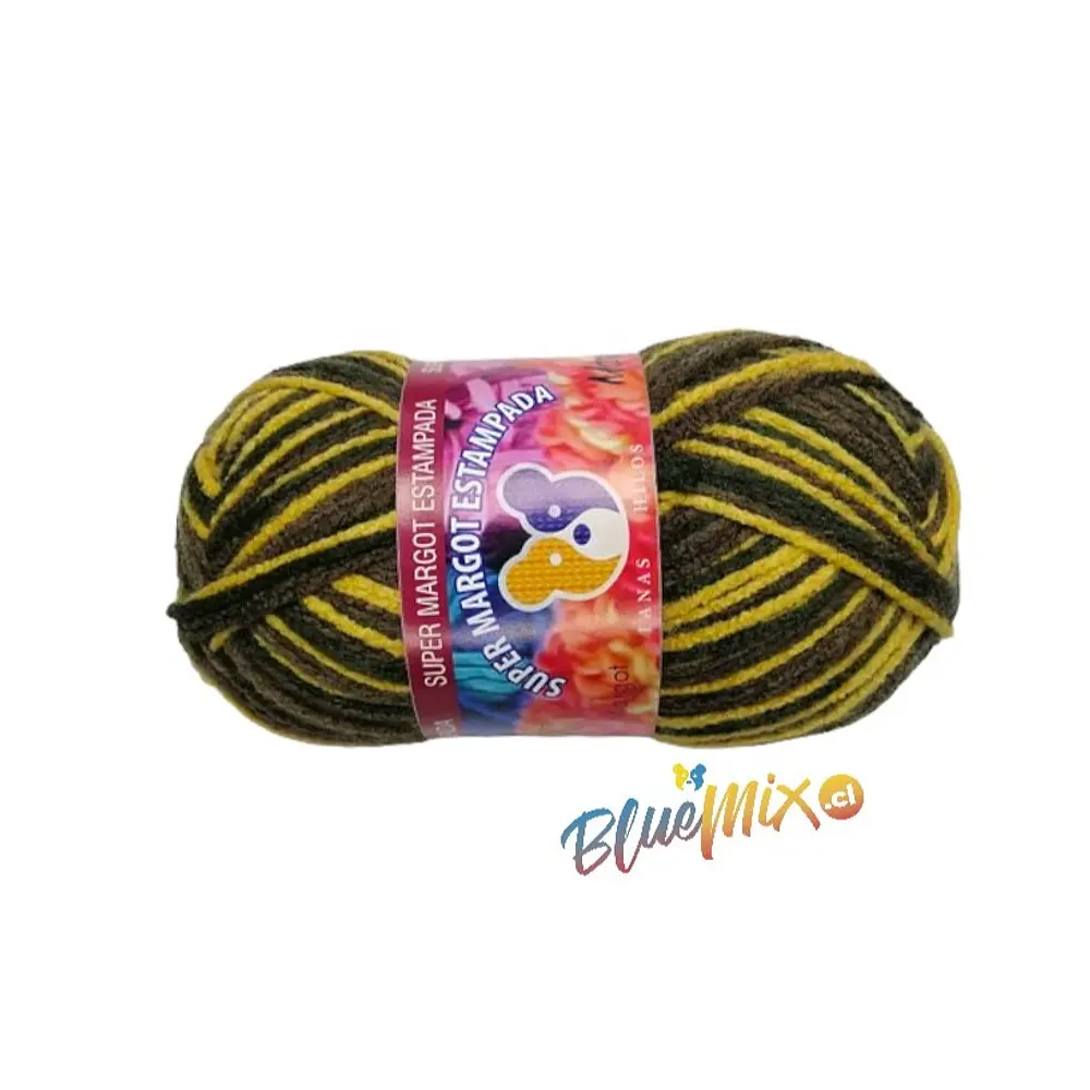 LANA SUPER MARGOT ESTAMPADA 100 GRAMOS - COLORES