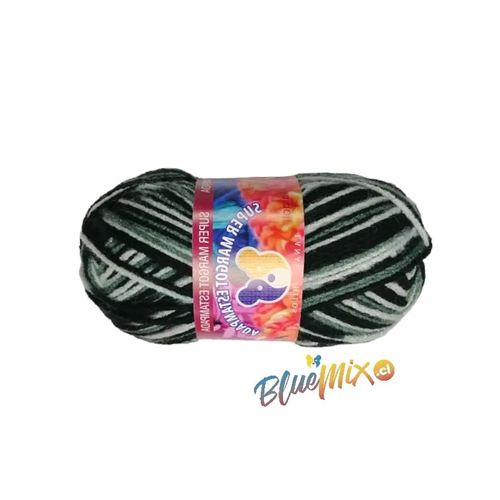 LANA SUPER MARGOT ESTAMPADA 100 GRAMOS - COLORES