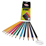 LÁPICES 12 COLORES HEXAGONALES 