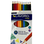 LAPICES 12 COLORES TRIANGULARES JUMBO