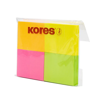 NOTA ADHESIVA 51X38MM 4 COLORES NEÓN