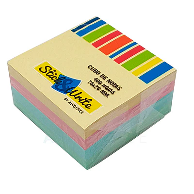 NOTAS ADHESIVAS PASTEL 400 HOJAS 