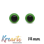 OJOS DE AMIGURUMI 14 MILIMETROS - DIFERENTES COLORES