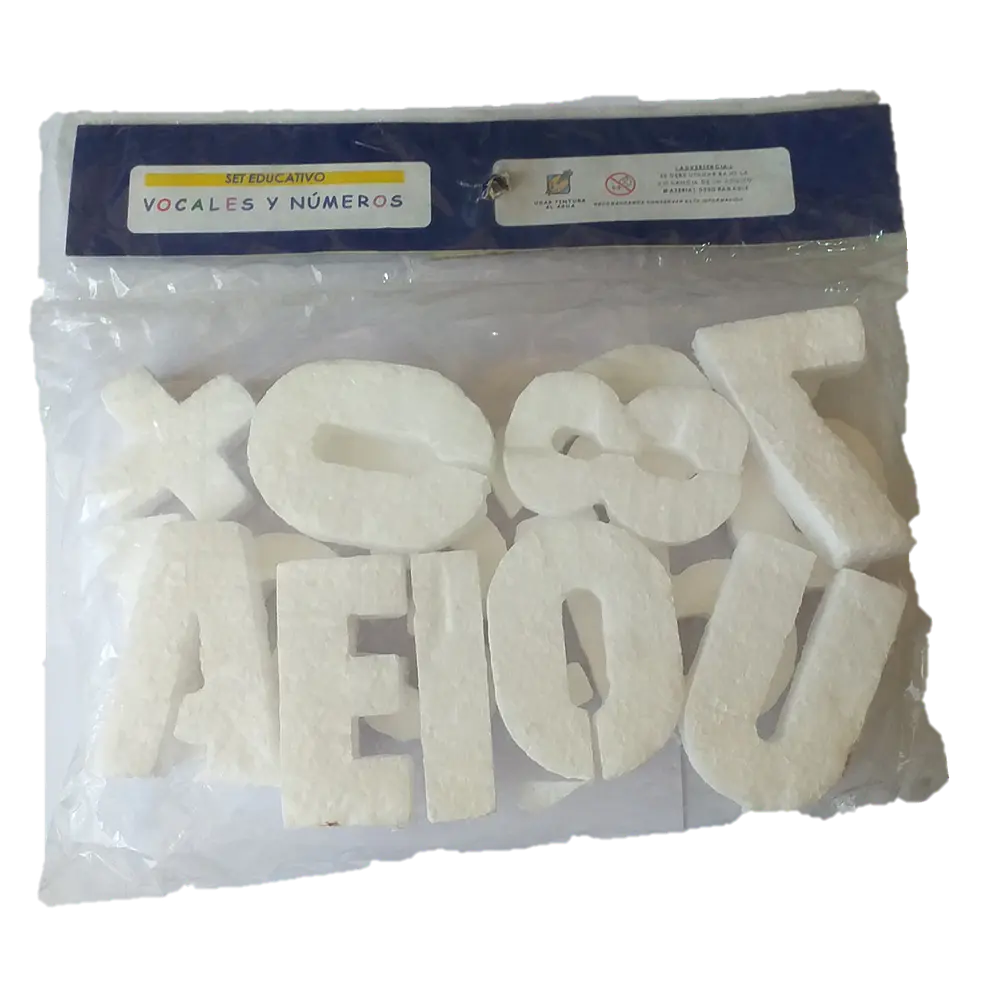 SET EDUCATIVO: VOCALES Y NUMEROS DE PLUMAVIT