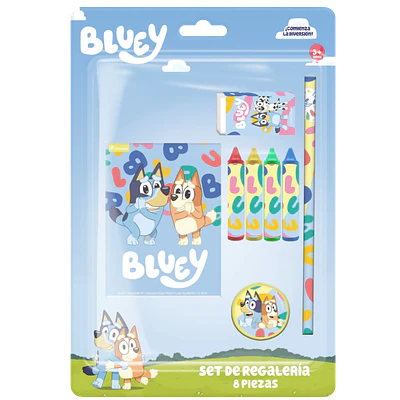SET ESCOLAR 8 PIEZAS BLUEY