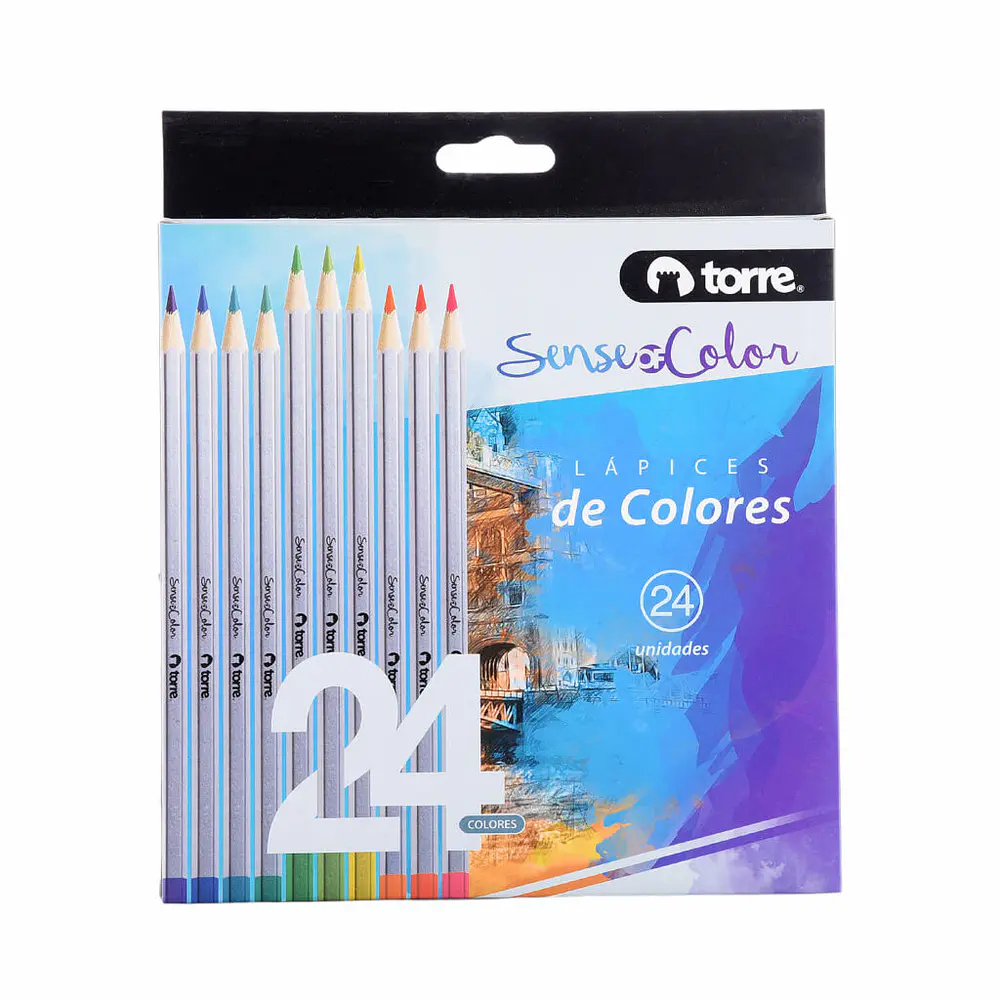 SET LAPICES 24 COLORES SENSE OF COLOR