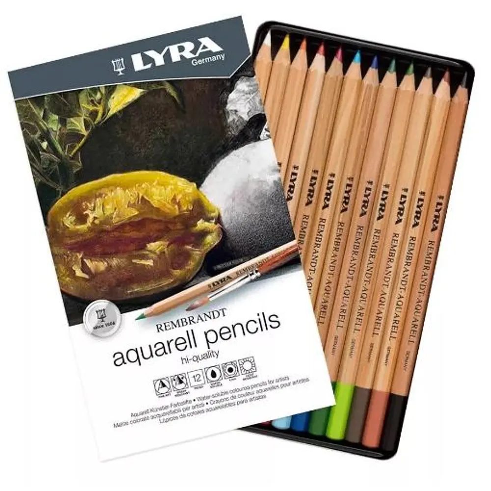 SET LAPICES REM. ACQU LATA 12 COLORES