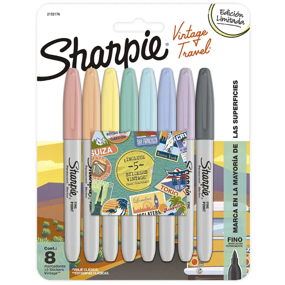 SET MARCADORES PUNTA FINA VINTAGE 