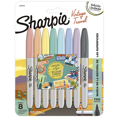 SET MARCADORES PUNTA FINA VINTAGE 