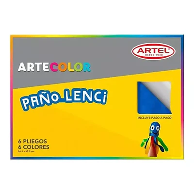 CARPETA ESCOLAR PAÑO LENCI 6 COLORES 20X30