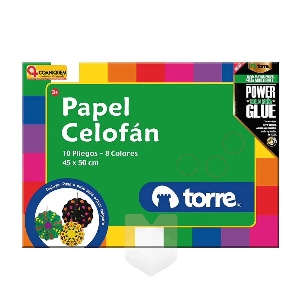 CARPETA ESCOLAR PAPEL CELOFAN 