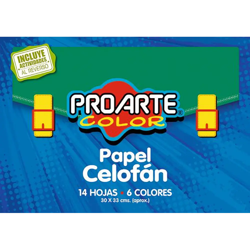 CARPETA ESCOLAR PAPEL CELOFÁN - PROARTE