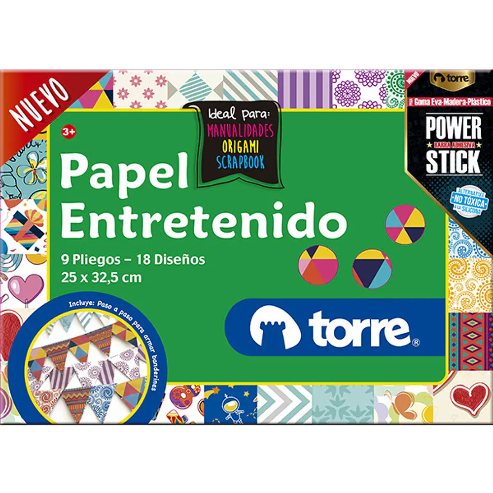 CARPETA ESCOLAR PAPEL ENTRETENIDO - TORRE
