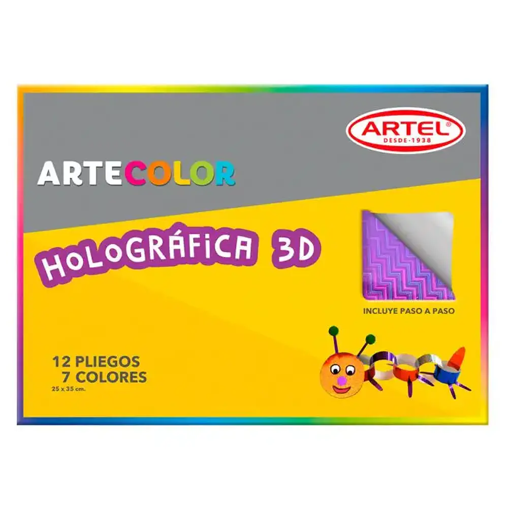CARPETA ESCOLAR - PAPEL HOLOGRAFICO DIFERENTES COLORES