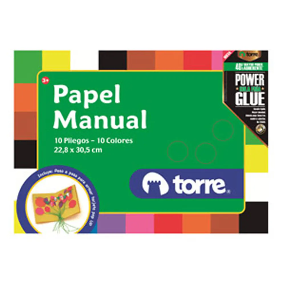 CARPETA ESCOLAR PAPEL MANUAL - TORRE