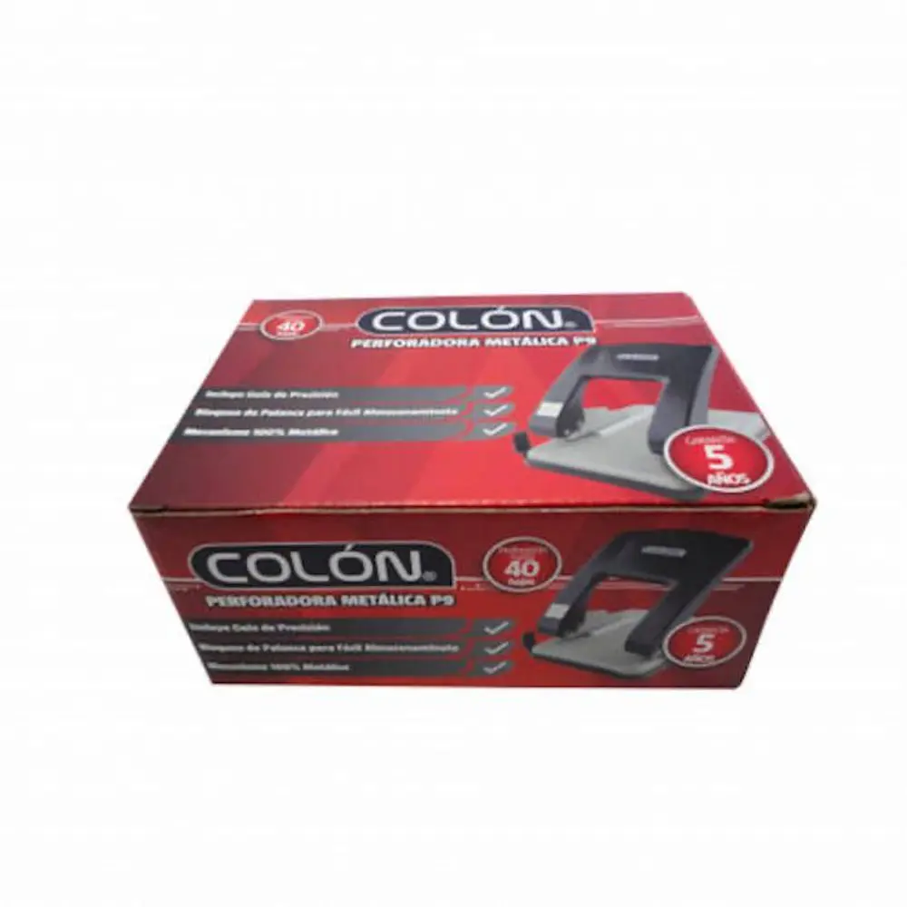 PERFORADORA METALICA P9 40 HOJAS - COLÓN