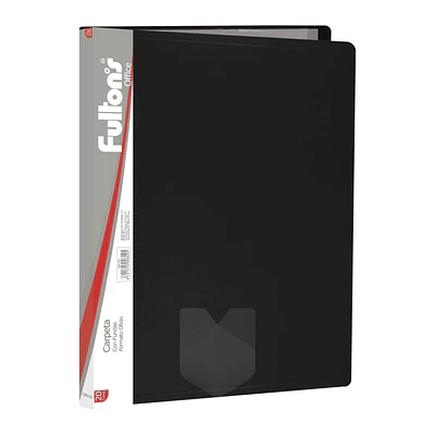 CARPETA OFICIO 20 FUNDAS NEGRO