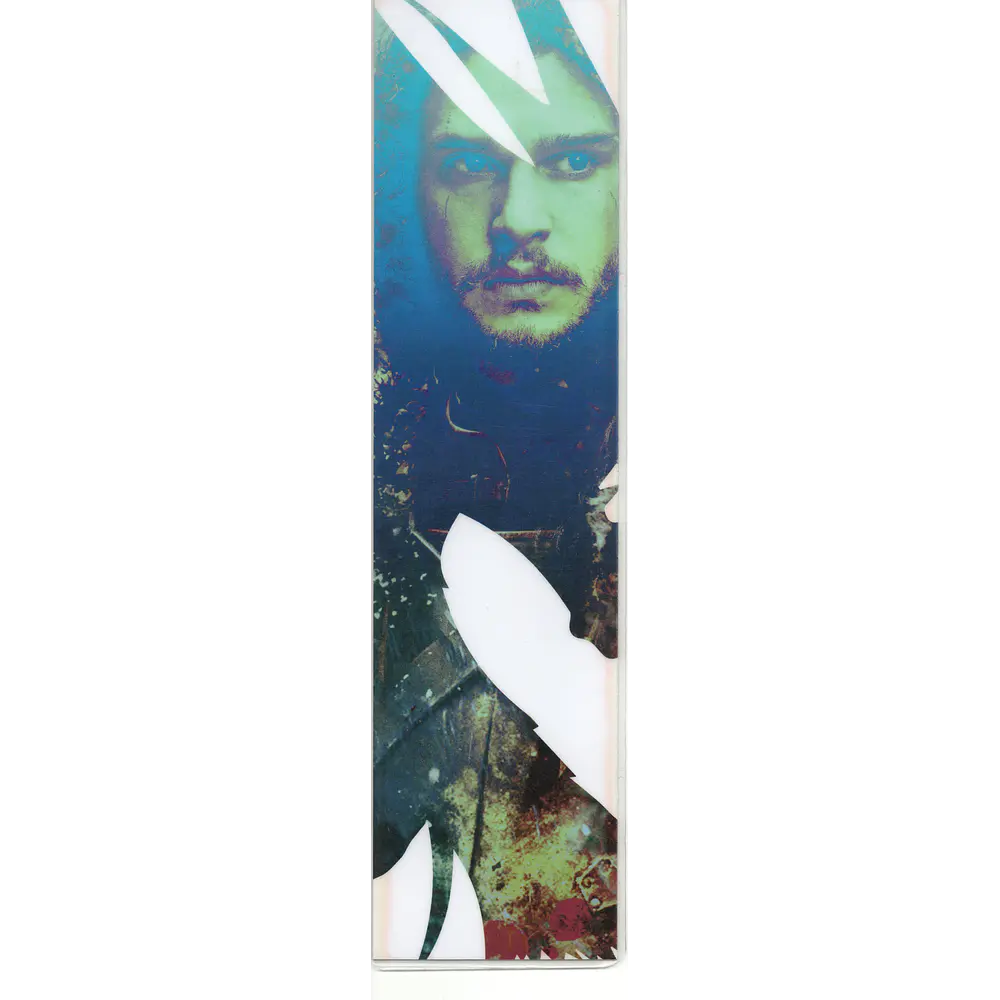 MARCAPÁGINAS PLASTIFICADO - JON SNOW