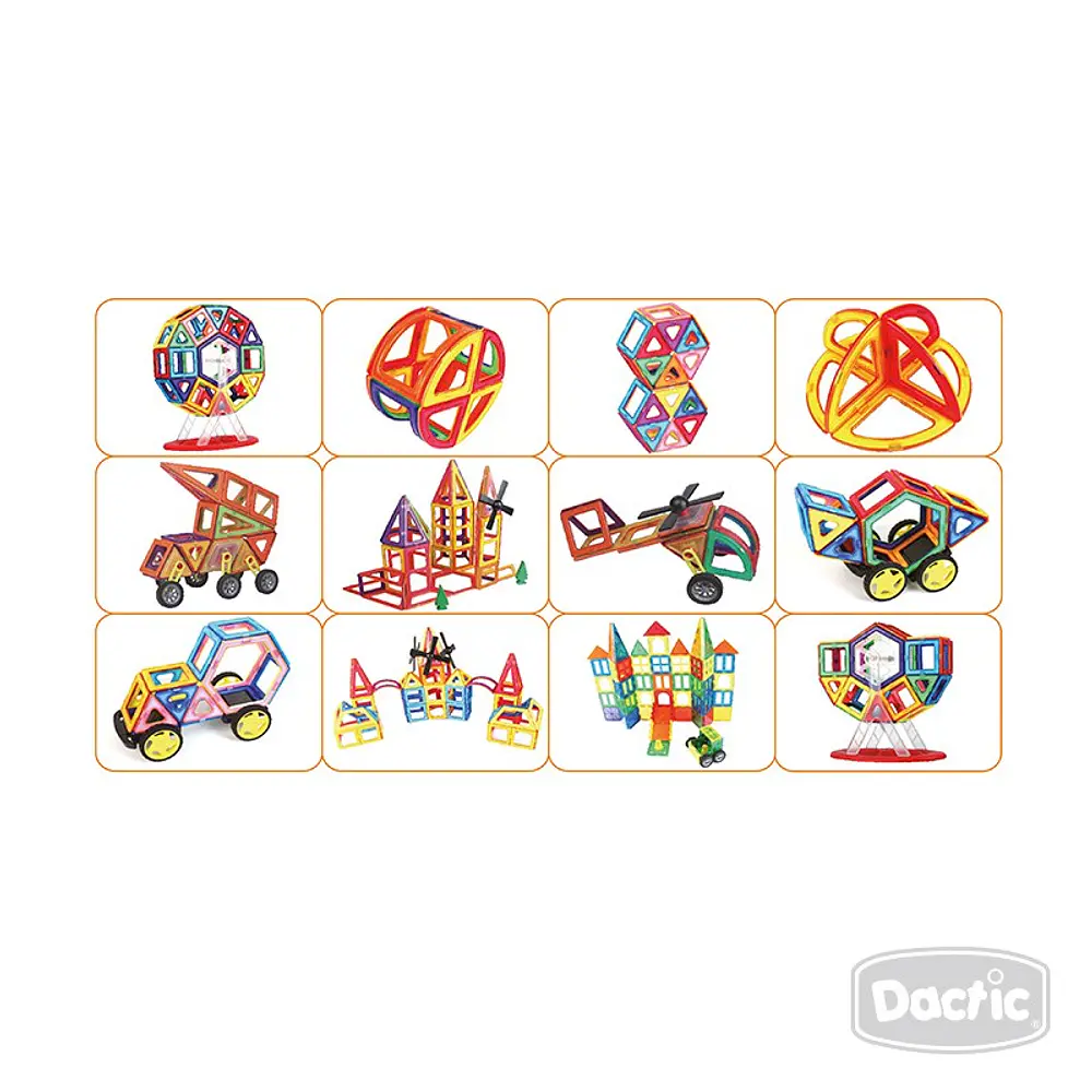 PIEZAS MAGNÉTICAS 3D 56 UNIDADES