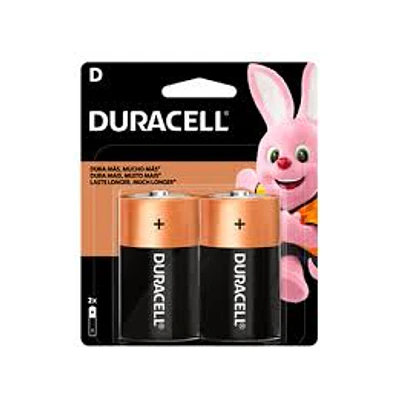 PILA GRANDE "D" ALCALINA POR 2 UNIDADES