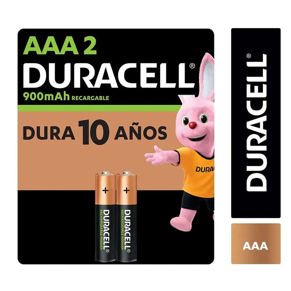 PILA RECARGABLE AAA X 2 900MAH