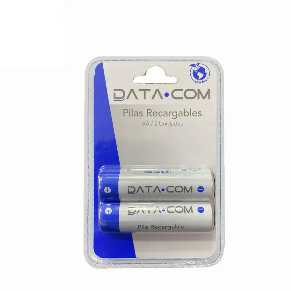 PILAS RECARGABLES AA POR 2 UNIDADES