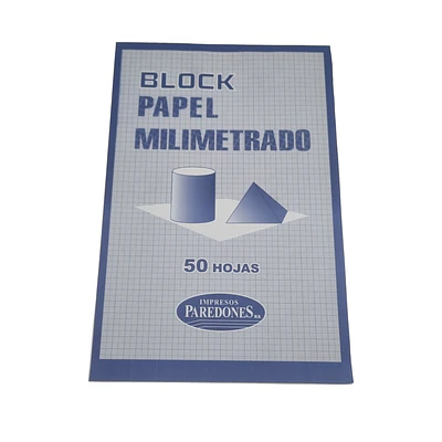 PAPEL MILIMETRADO COLORES BLOCK 50 HJS