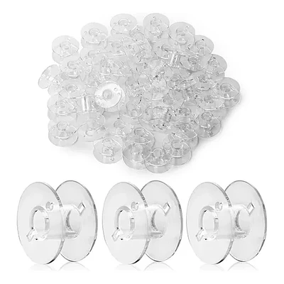 CARRETE PLASTICO TRANSPARENTE GRANDE 6 UNIDADES