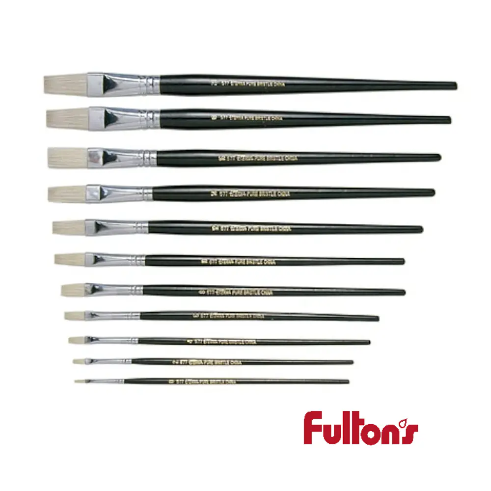 PINCEL ESPATULADO  FULTONS - DIFERENTES GROSORES