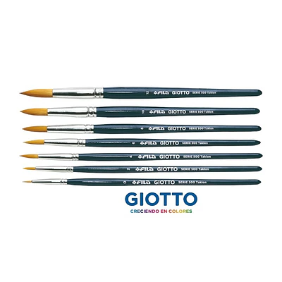 PINCEL PUNTA REDONDA SERIE 500 GIOTTO-  DIFERENTES GROSORES